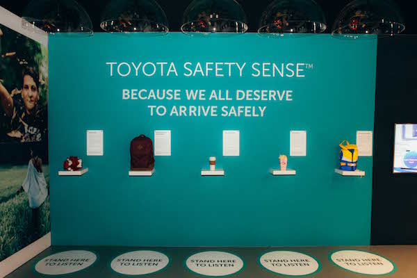 Toyota's interactive pop-up