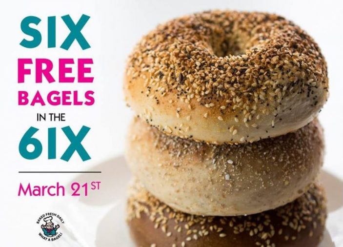 Here's How You Can Get 6 Free Bagels at What a Bagel this Month