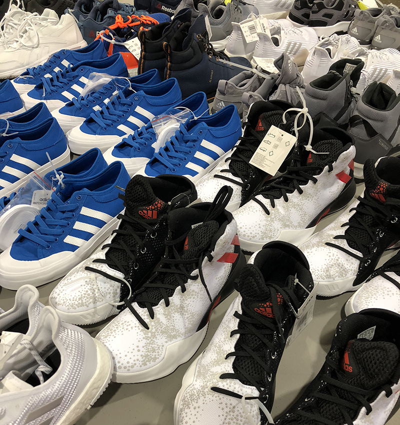 warehouse adidas shoes