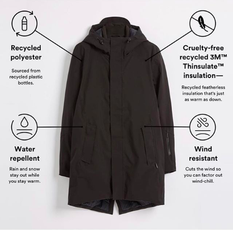vegan cruelty-free winter coats