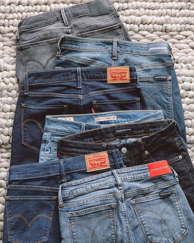 hudson's bay womens levi jeans