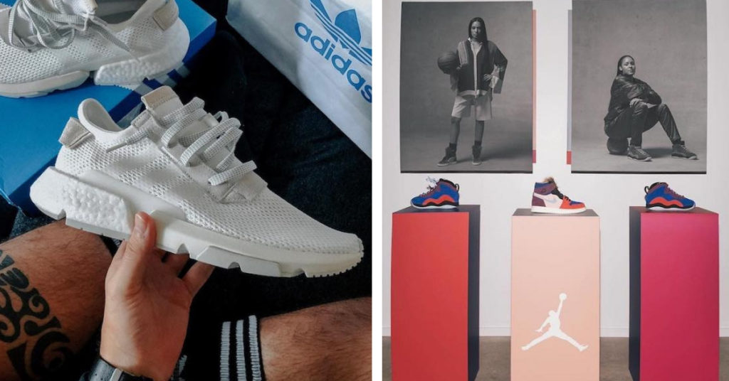 trendy black sneakers 2019