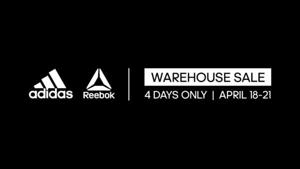 Adidas Reebok warehouse sale StyleDemocracy