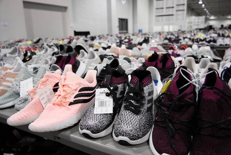 adidas and reebok warehouse sale