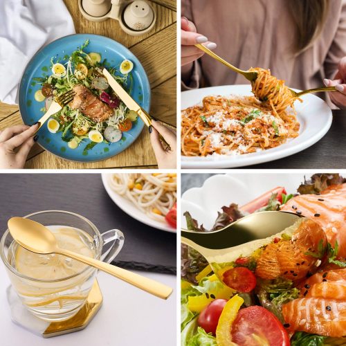 Gold Plated Cutlery Set