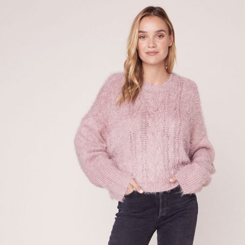 BB Dakota Feelin’ Lashy Cable Knit Sweater