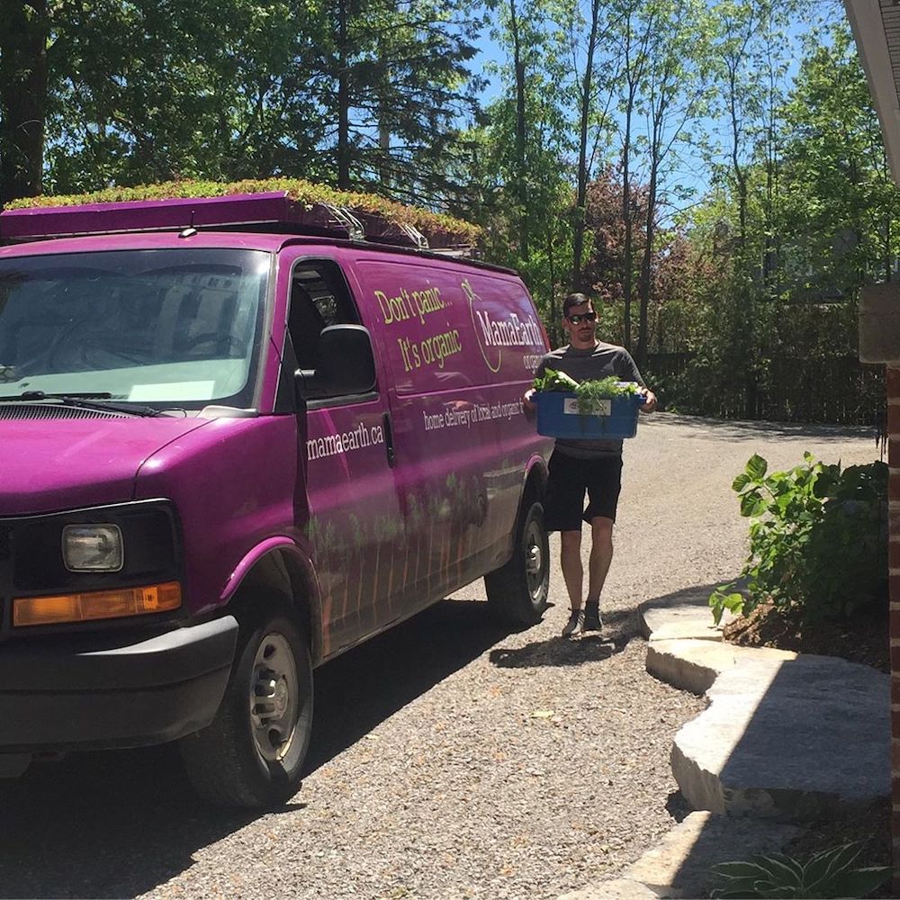 produce delivery van