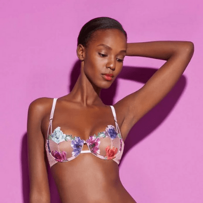 Monet Embroidered Balconette by Fleur Du Mal