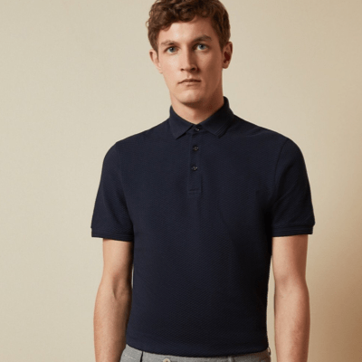 Infuse SS Textured Polo β $59.60 reg. $149.00