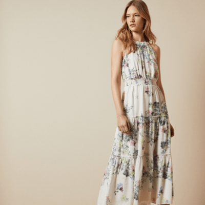 Kahlay Pergola Tierred Halterneck Midi Dress β $180.40 reg. $451.00