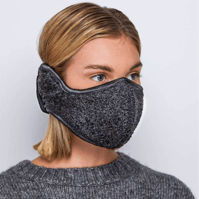 Charcoal Wrap Winter Mask