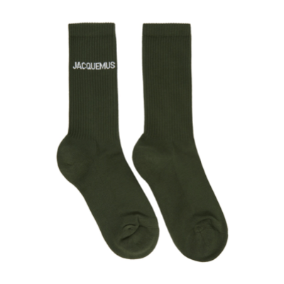 Jacquemus Green 'Les Chaussettes Jacques' Socks