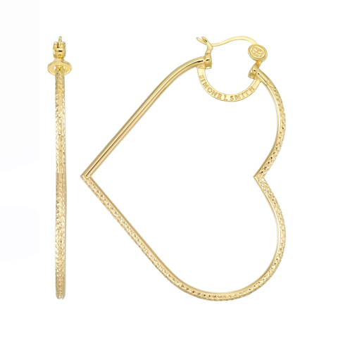 Sweetheart Extra Large Hoop Earrings