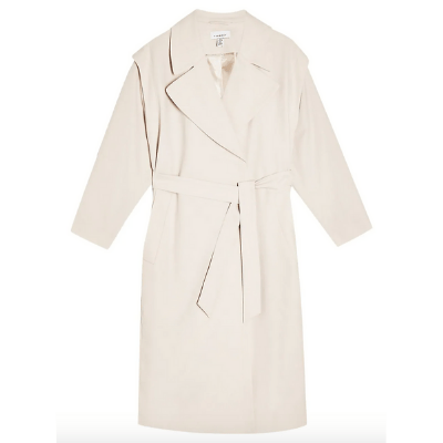 TOPSHOP Lipped Shoulder Duster Coat