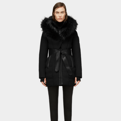 MODA Down Puffer With Removable Fur