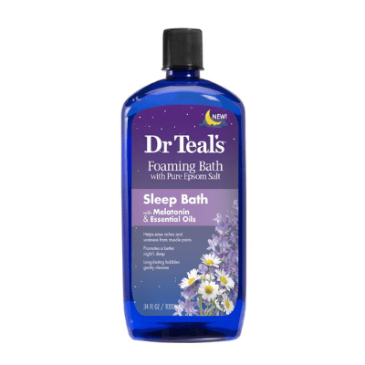 Dr Teal’s New Melatonin Foaming Bath