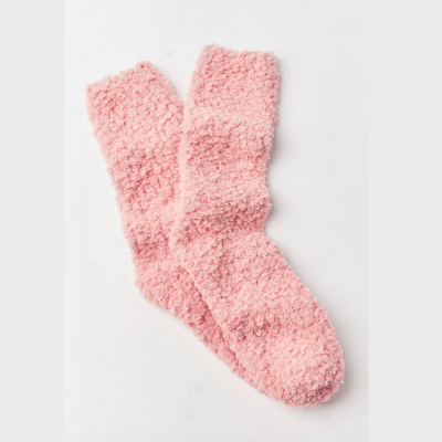 Plush Teddy Slipper Sock