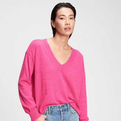 Lightweight V-Neck Sweater