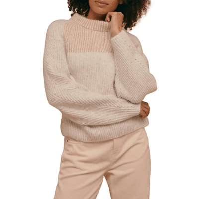 TOPSHOP Colourblock Super-Soft Dolman Knitted Sweater