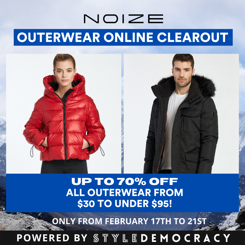 noize outerwear online clearout