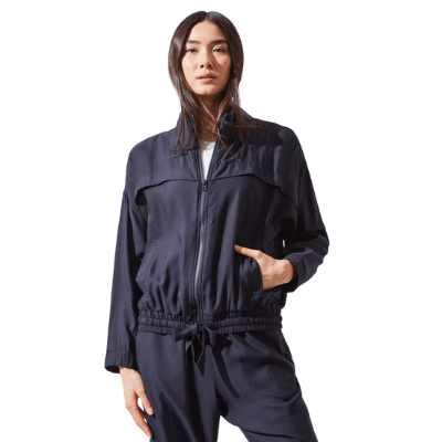 Icon Lenzing™ Lyocell Oversized Front Zip Jacket
