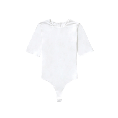 The Short-Sleeve Crew Neck Bodysuit