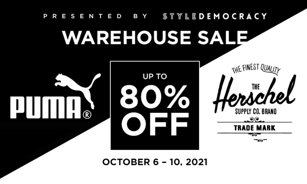 Puma & Herschel Warehouse Sale Powered By StyleDemocracy