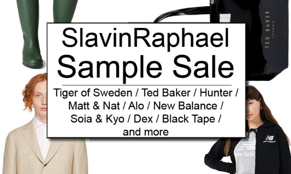 The SlavinRaphael Fall 2021 Sample Sale